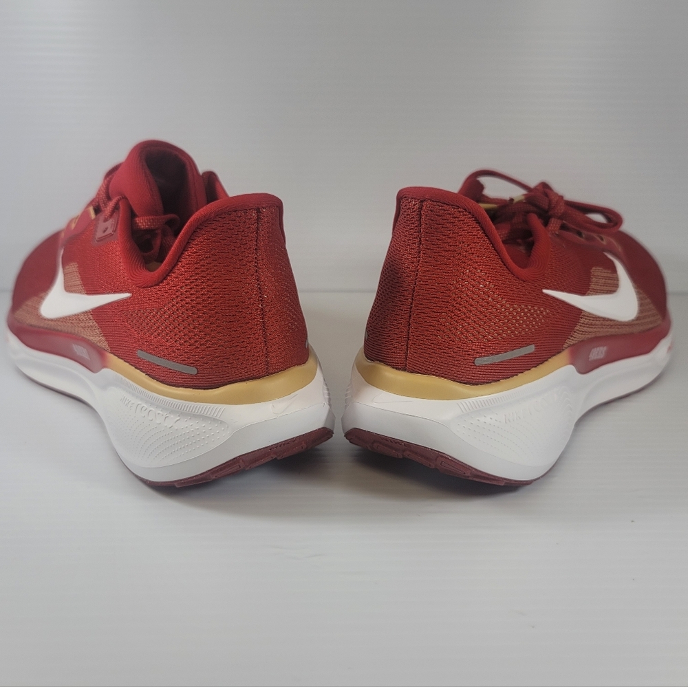 Nike San Francisco 49ers Red Air Zoom Pegasus 41 Mens Size 13 Shoes FZ5070-600 - Picture 8 of 10